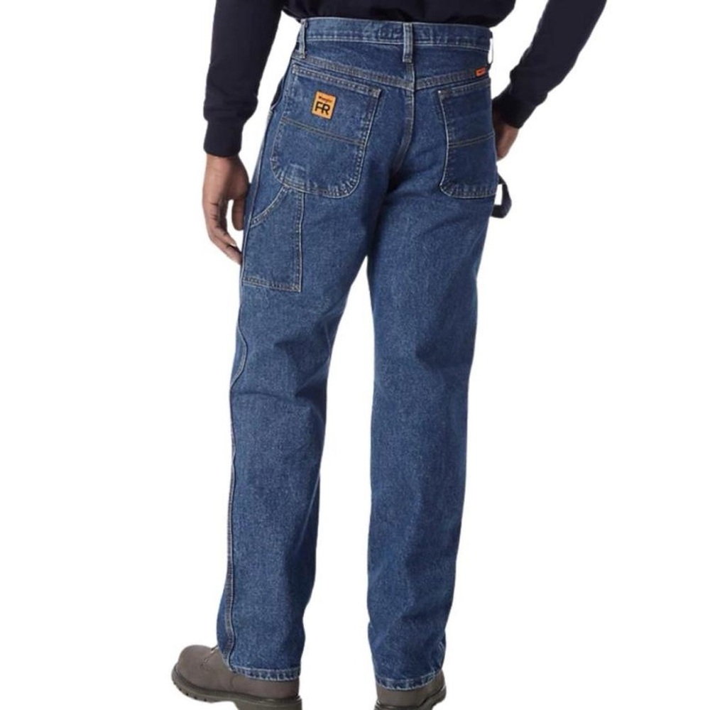 Wrangler 31 x Carharrt Relaxed Fit Flame Resistant straight jeans utility pants